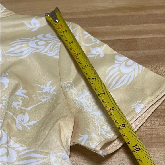 Peacock (M/L) Yellow Chinese Style Dress. Bring luck into New Year 2026 - Picture 6 of 14